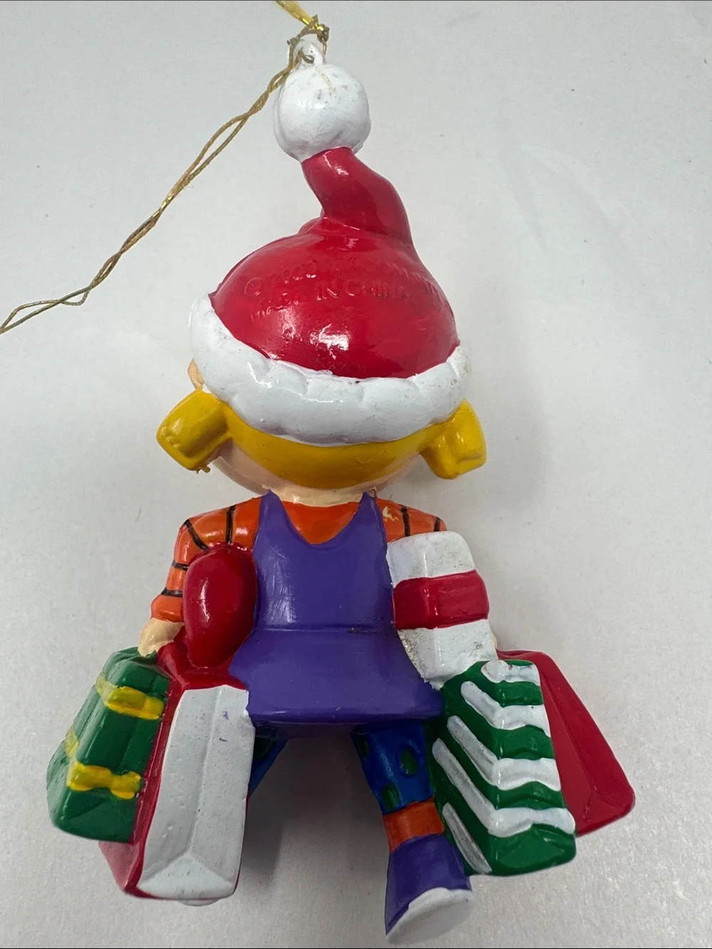 VINTAGE Y2K RUGRATS TOMMY PICKLES ANGELICA CHRISTMAS ORNAMENT LOT 2 NICKELODEON